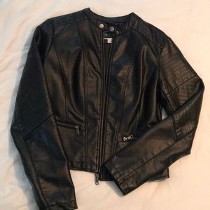 Faux Leather Jacket